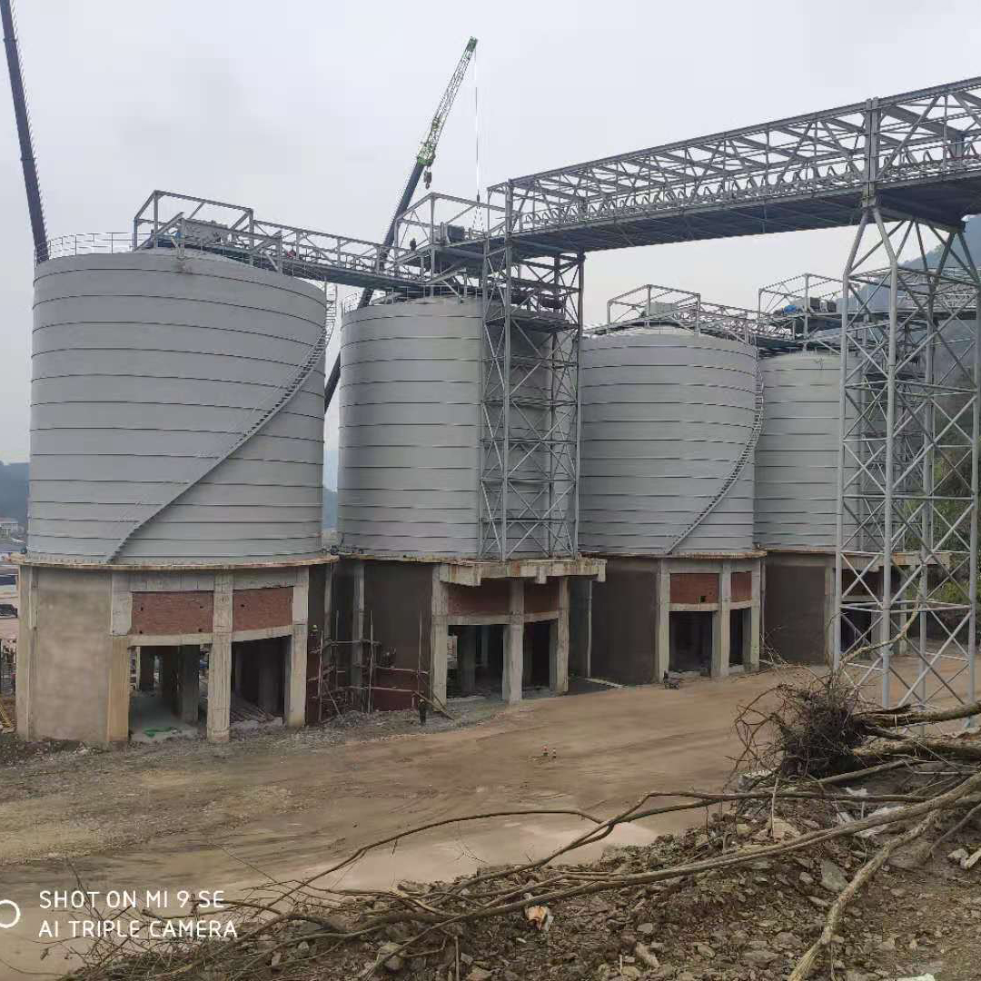 淮北3000吨骨料钢板库