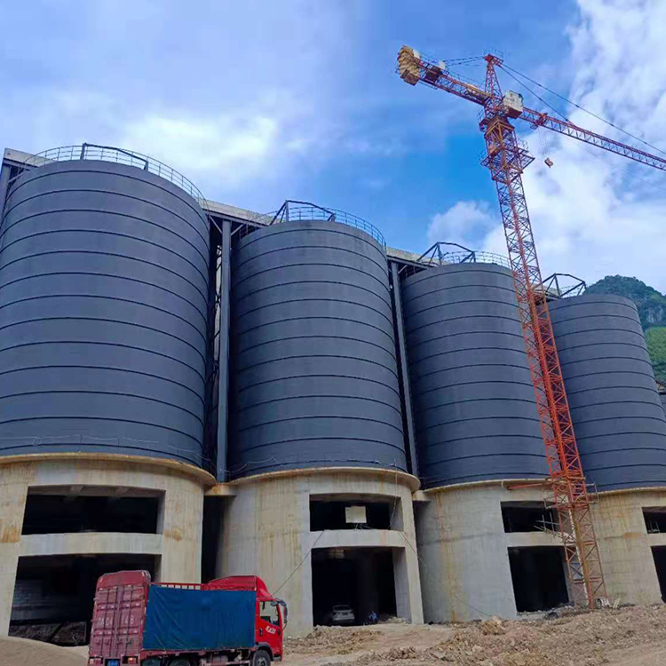 淮北骨料钢板仓建造施工周期从规划到竣工的每一步